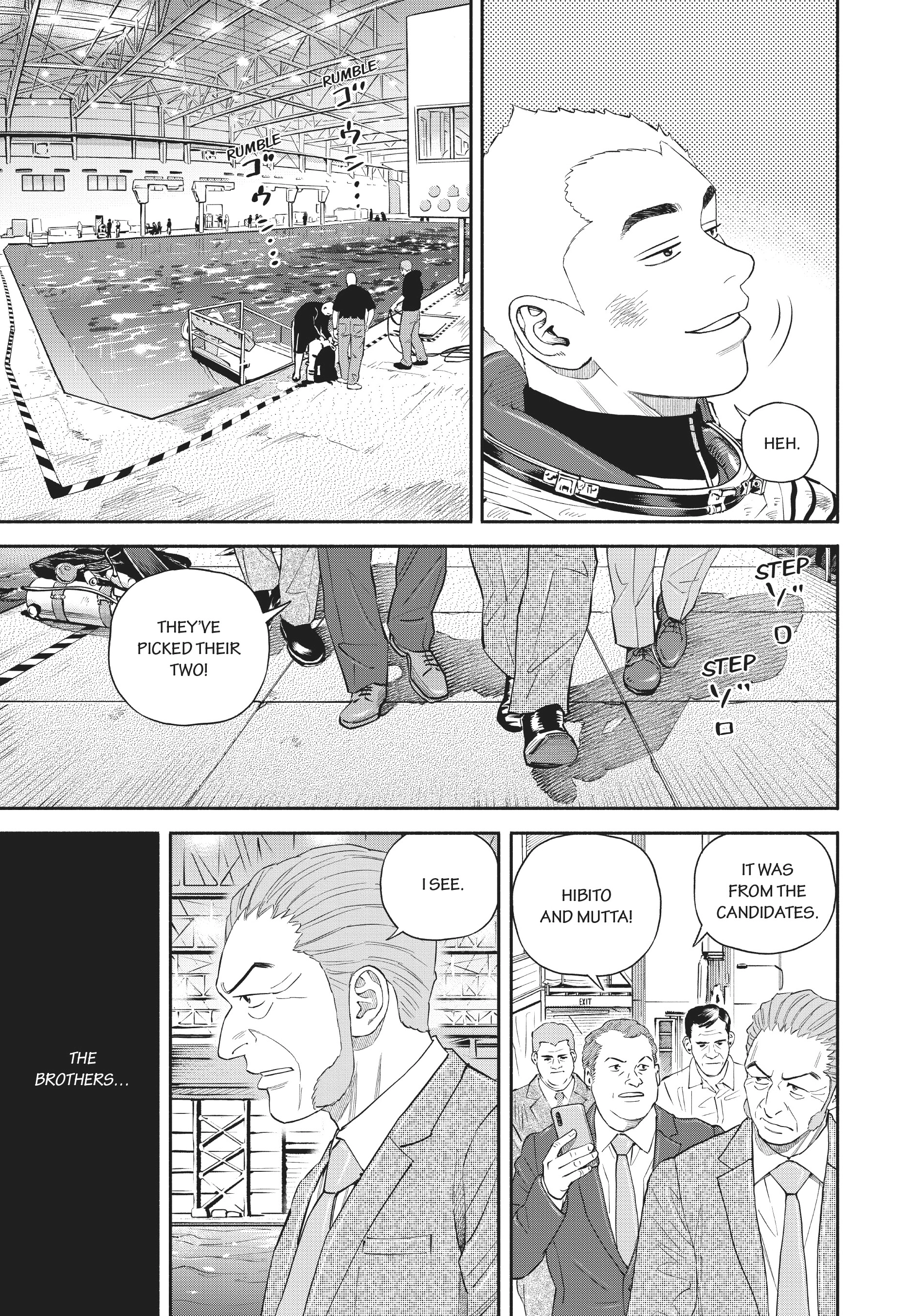 Uchuu Kyoudai - Digital Colored Comics Chapter 398 page 17 - 