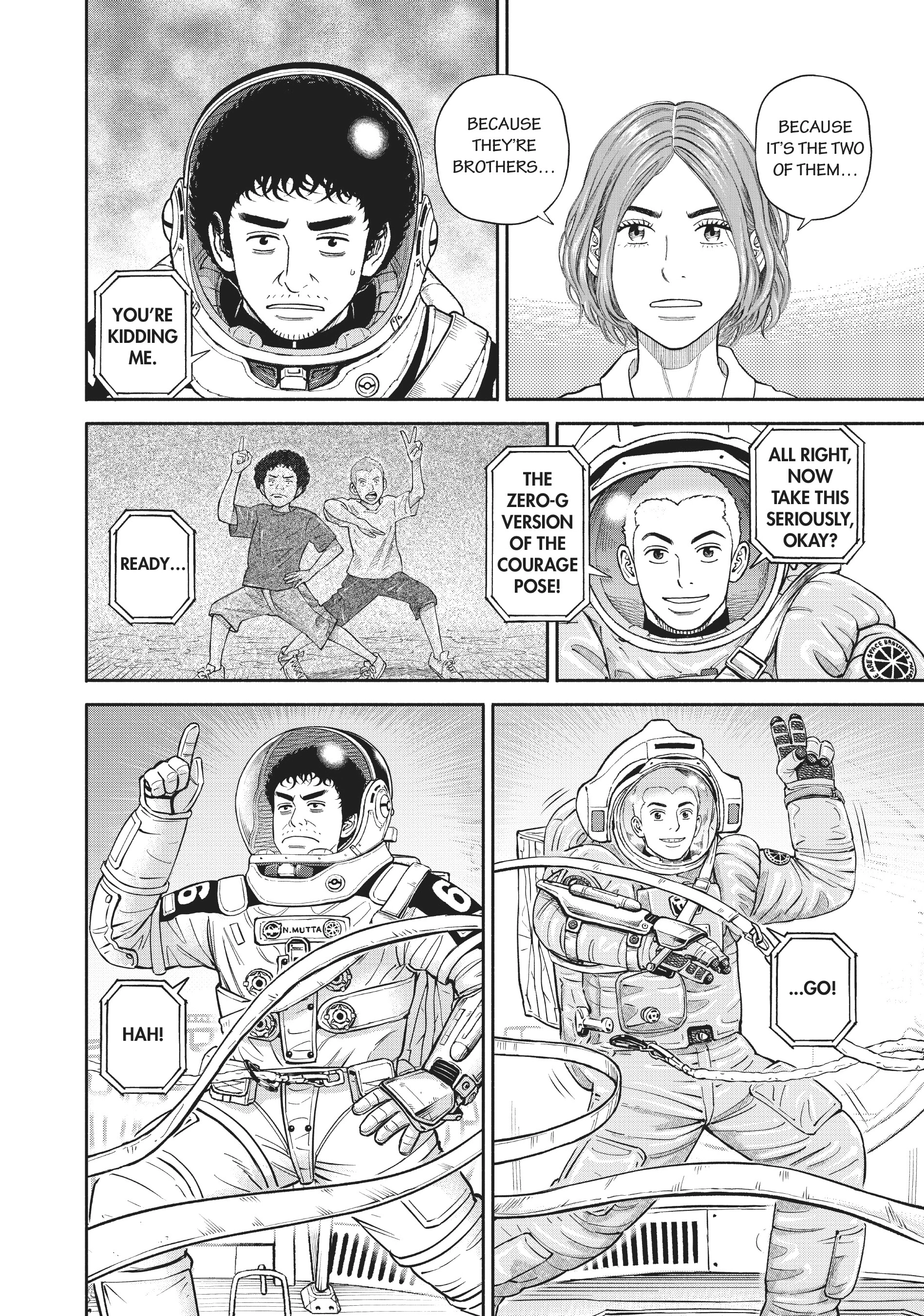 Uchuu Kyoudai - Digital Colored Comics Chapter 403 page 18 - 