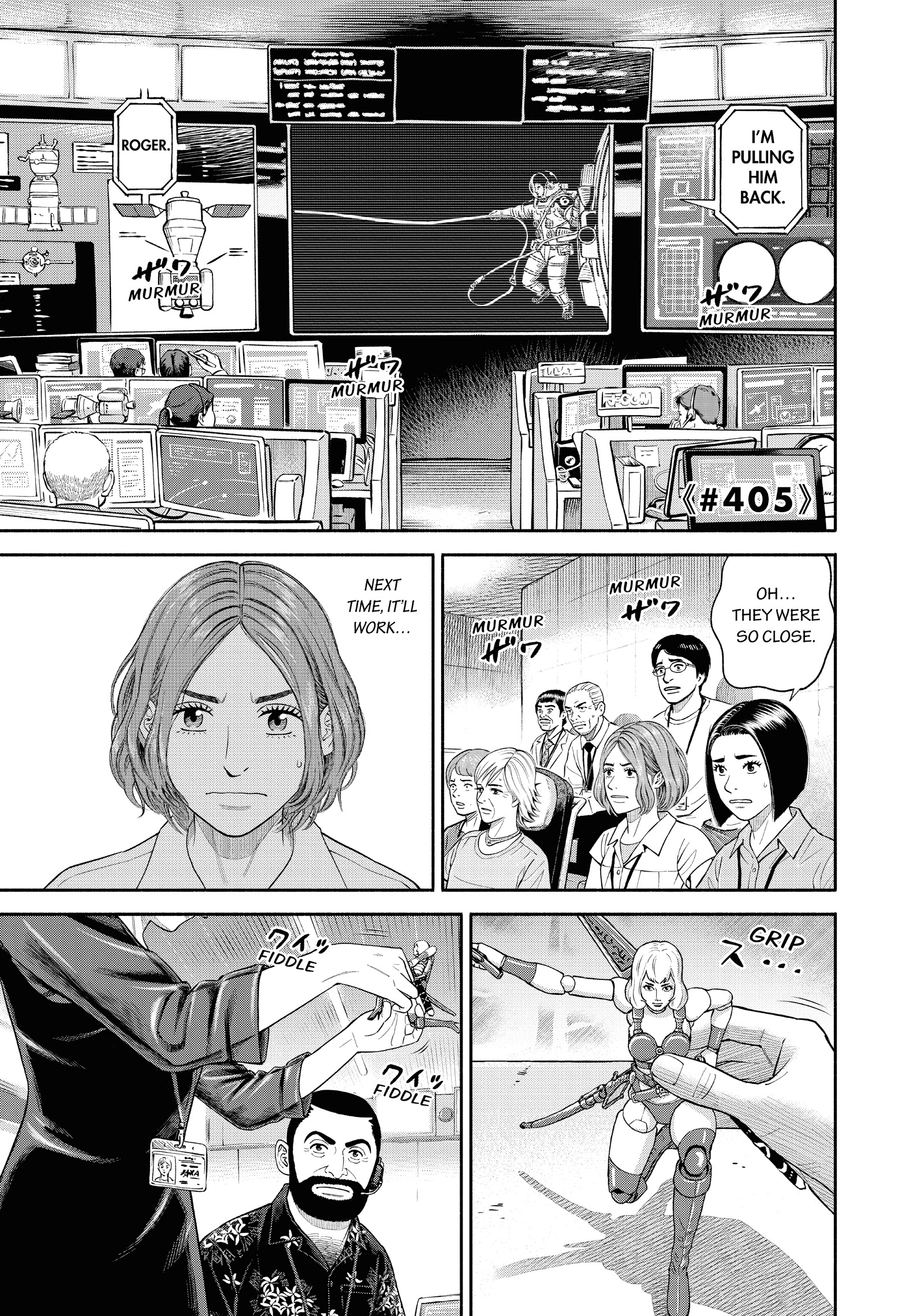 Uchuu Kyoudai - Digital Colored Comics Chapter 405 page 1 - 