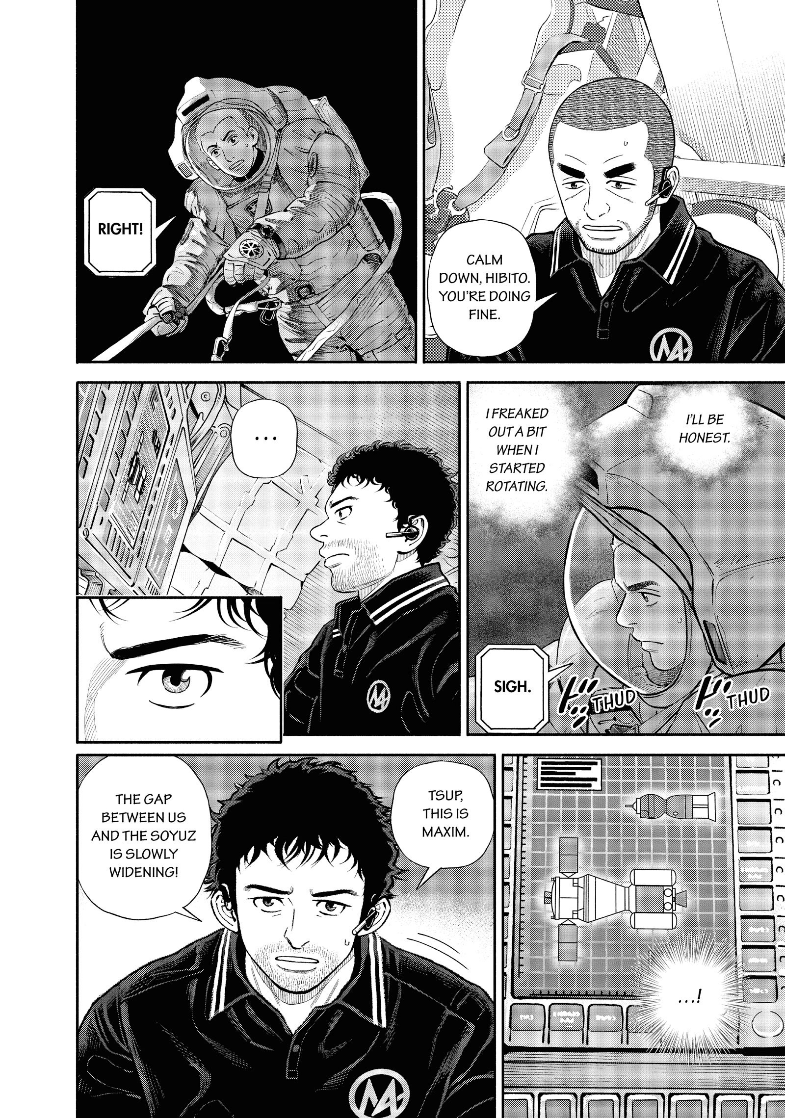 Uchuu Kyoudai - Digital Colored Comics Chapter 405 page 14 - 