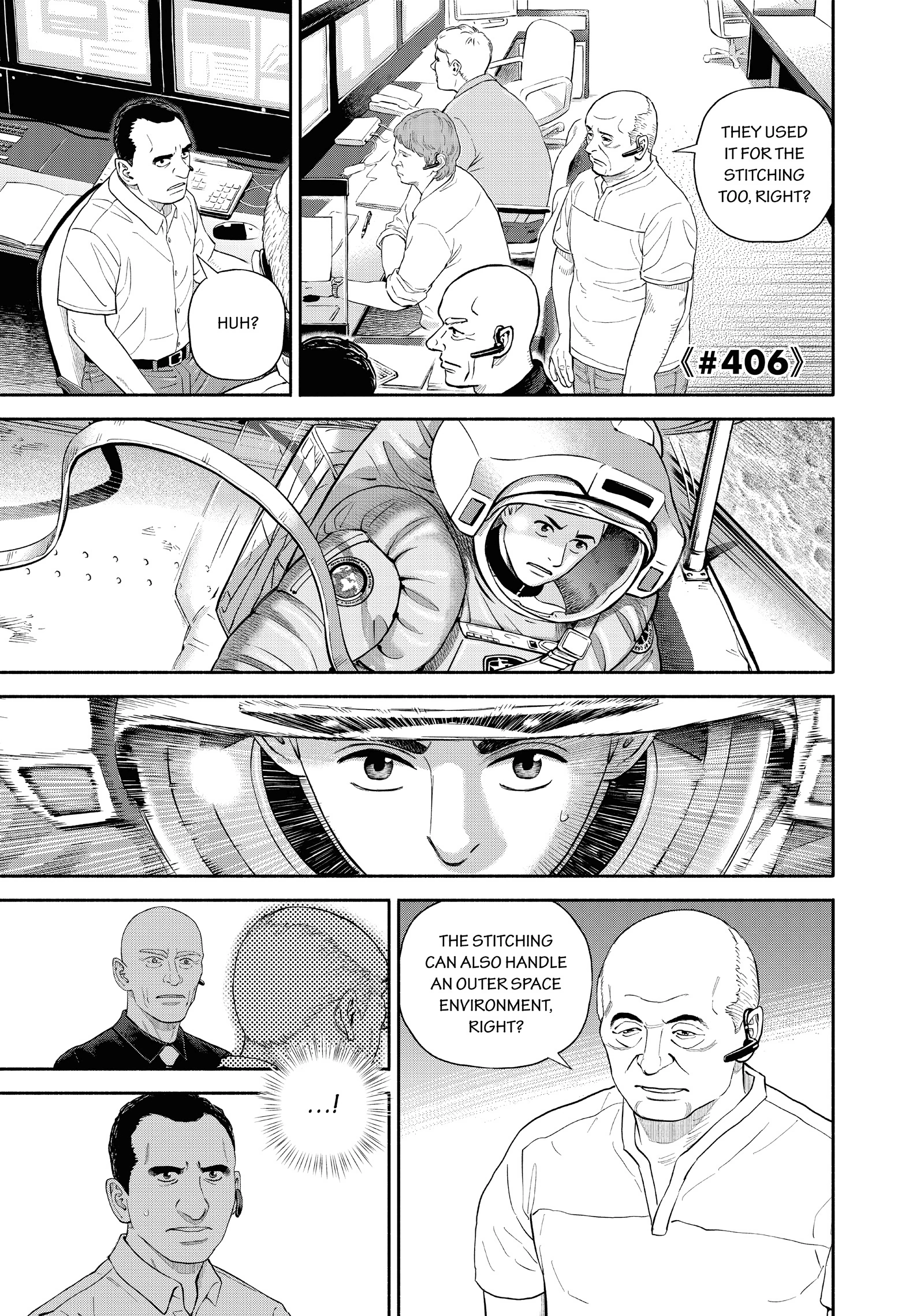 Uchuu Kyoudai - Digital Colored Comics Chapter 406 page 1 - 