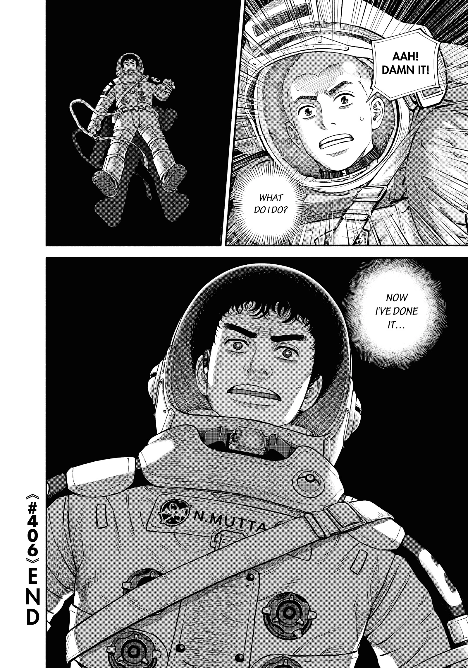 Uchuu Kyoudai - Digital Colored Comics Chapter 406 page 19 - 