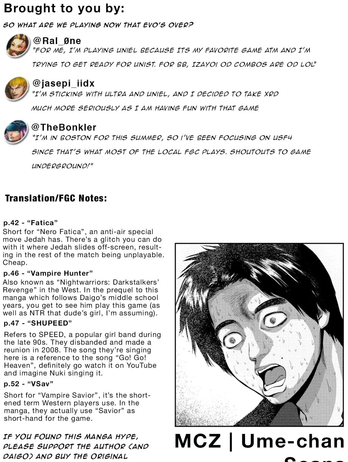 Umehara: Fighting Gamers! Chapter 3 page 45 - 