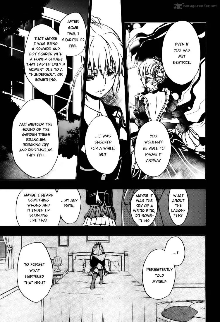 Umineko no Naku Koro ni Chiru Episode 7: Requiem of the Golden Witch Chapter 15 page 21 - 