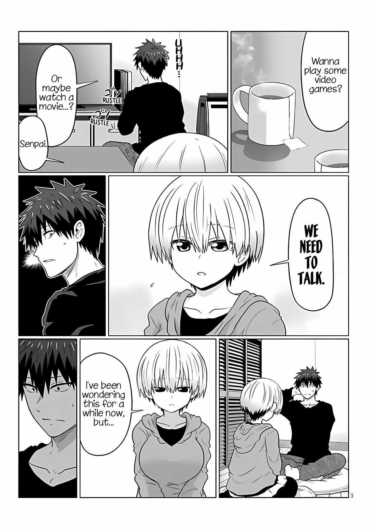 Uzaki-Chan Wa Asobitai! Chapter 100 page 3 - 