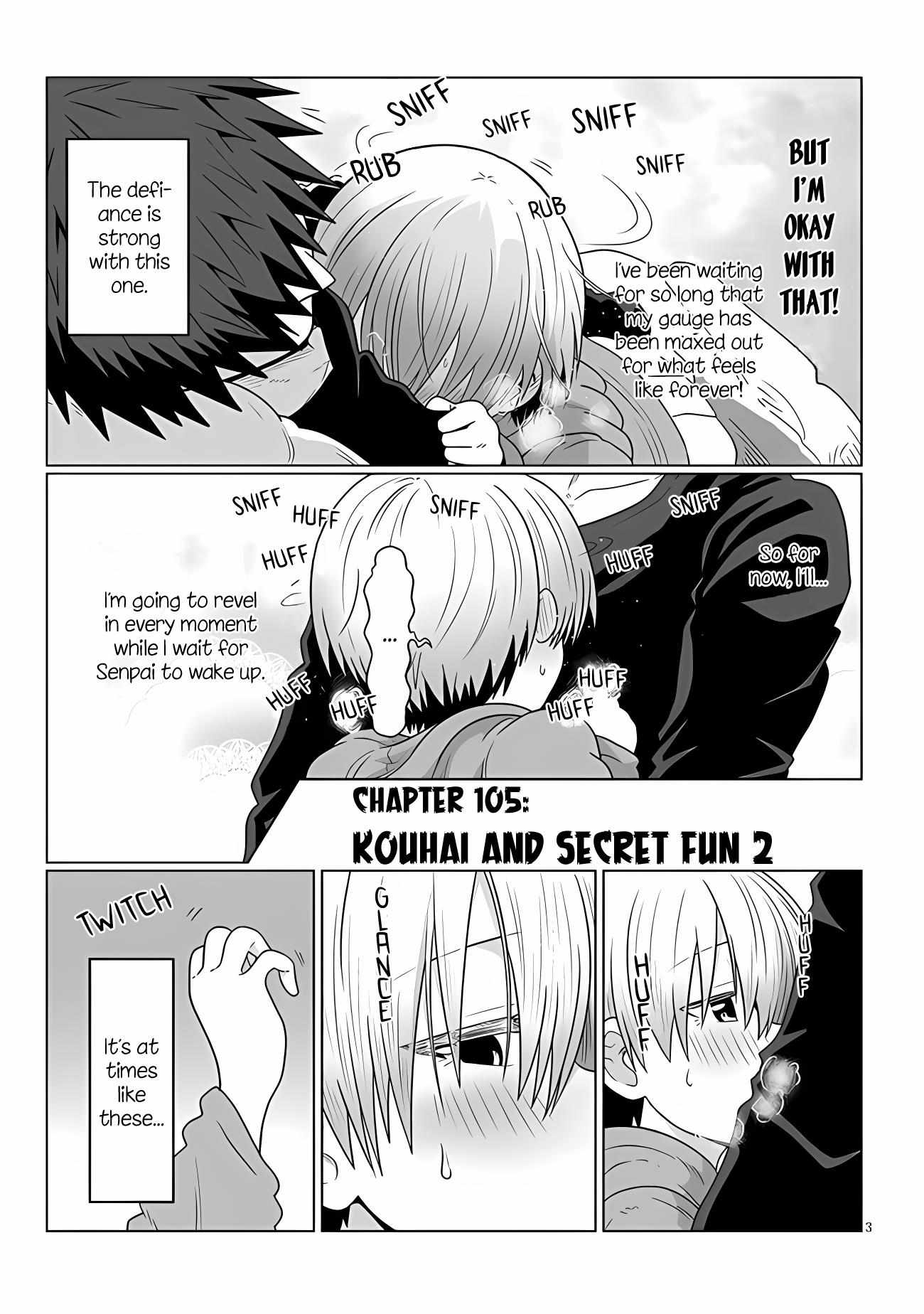 Uzaki-Chan Wa Asobitai! Chapter 105 page 3 - 
