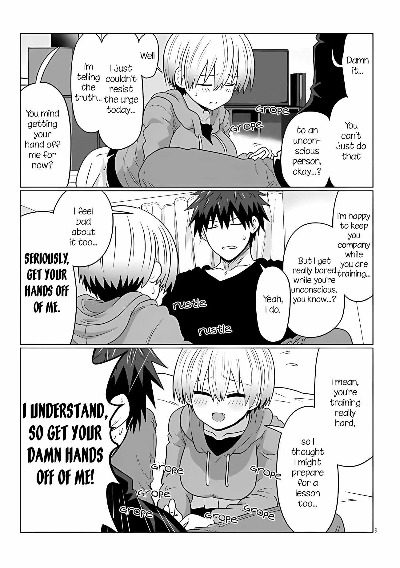 Uzaki-Chan Wa Asobitai! Chapter 105 page 9 - 