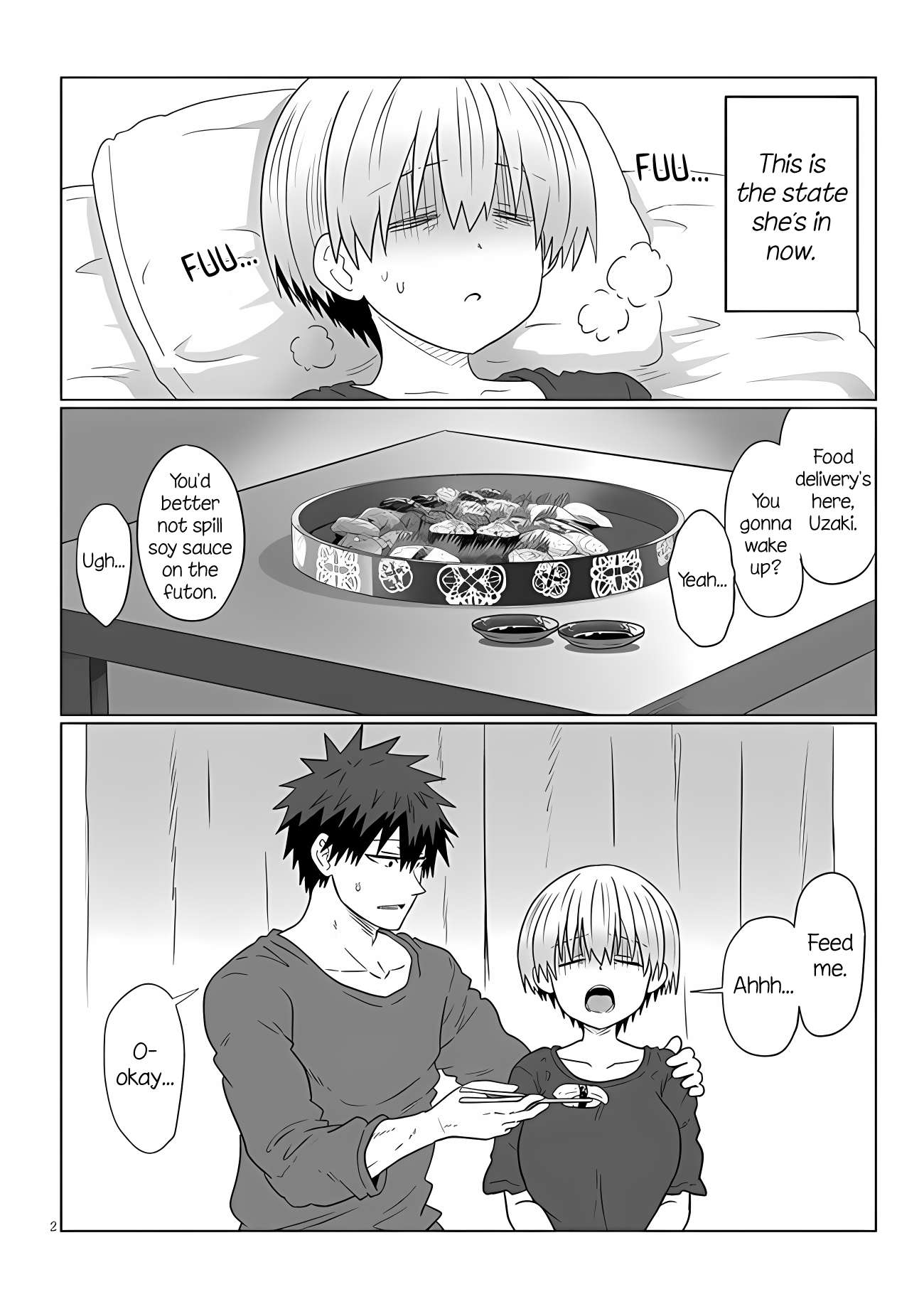 Uzaki-Chan Wa Asobitai! Chapter 107 page 2 - 