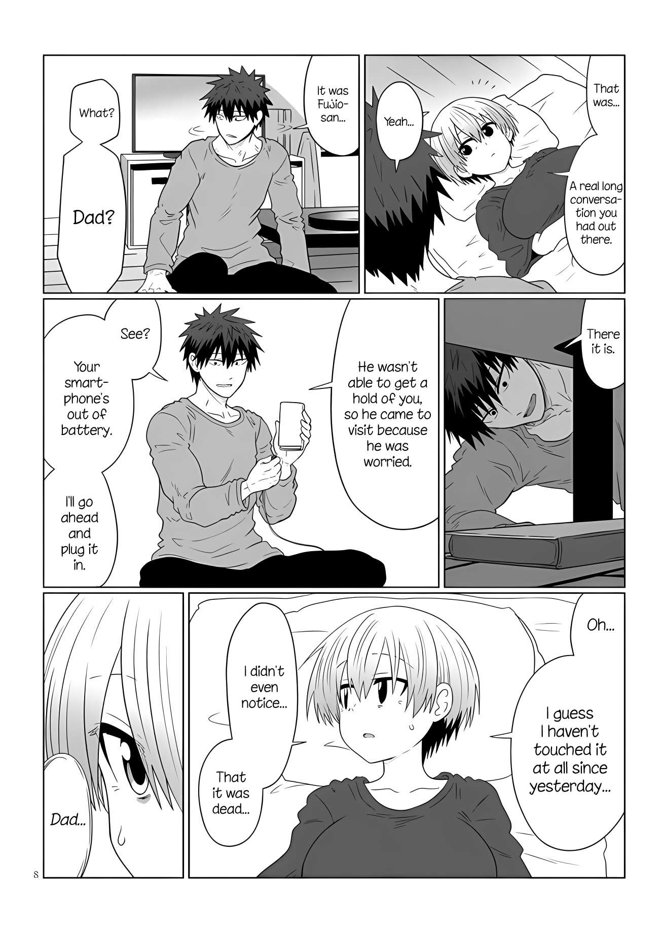 Uzaki-Chan Wa Asobitai! Chapter 108 page 8 - 