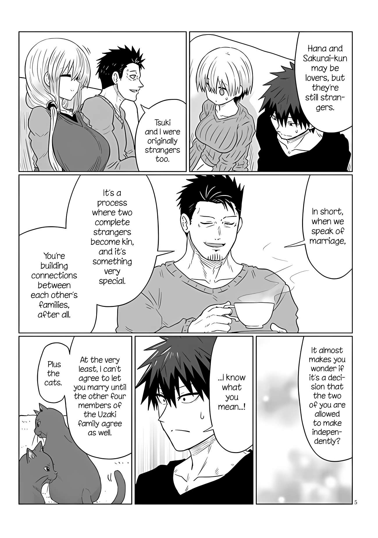 Uzaki-Chan Wa Asobitai! Chapter 109 page 5 - 