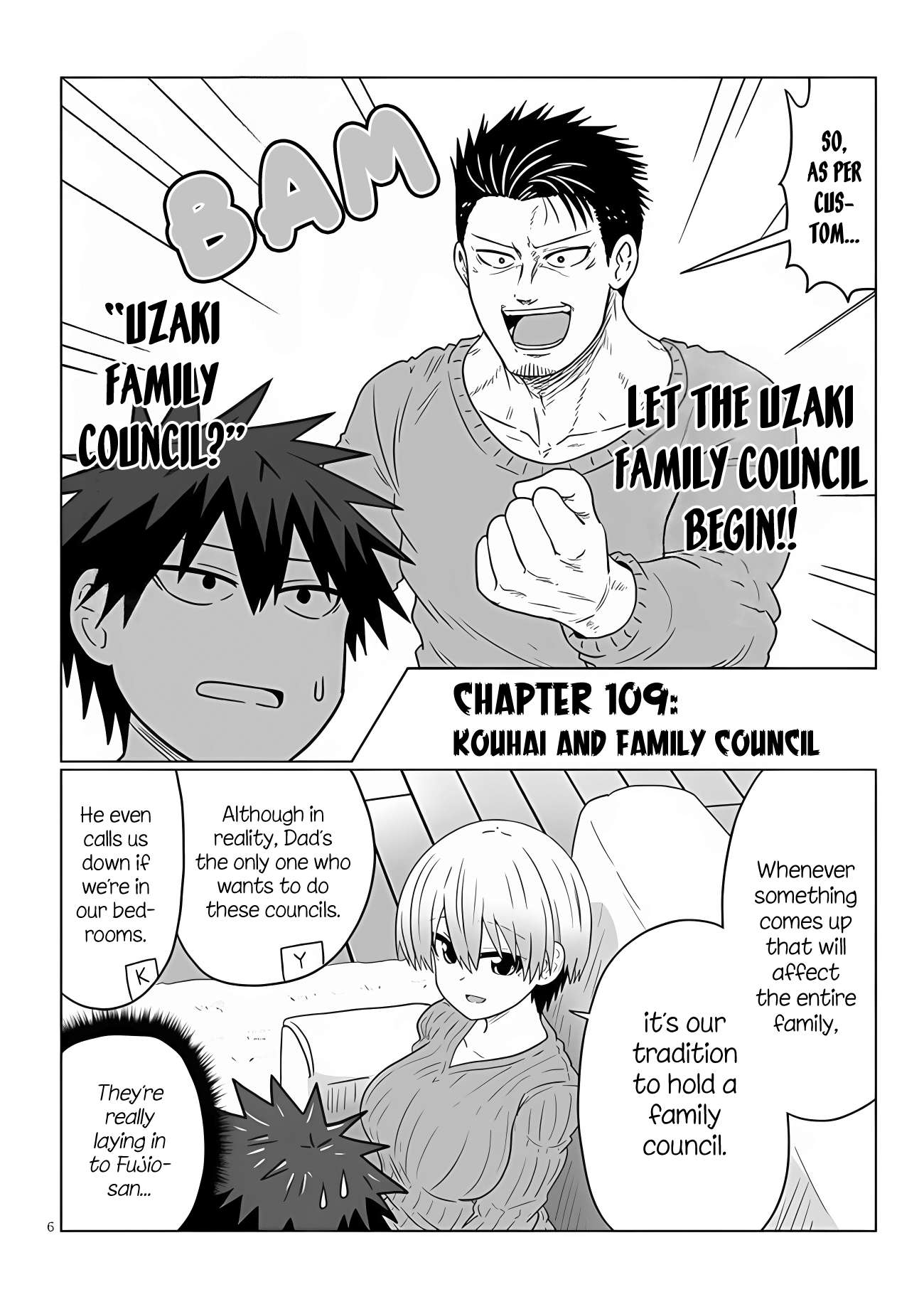 Uzaki-Chan Wa Asobitai! Chapter 109 page 6 - 