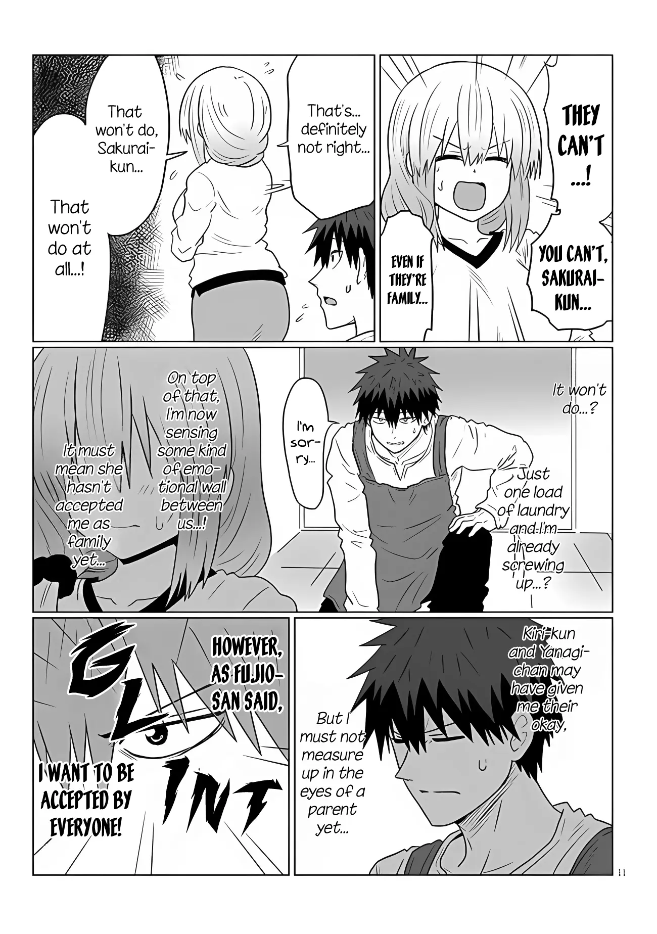 Uzaki-Chan Wa Asobitai! Chapter 111 page 11 - 