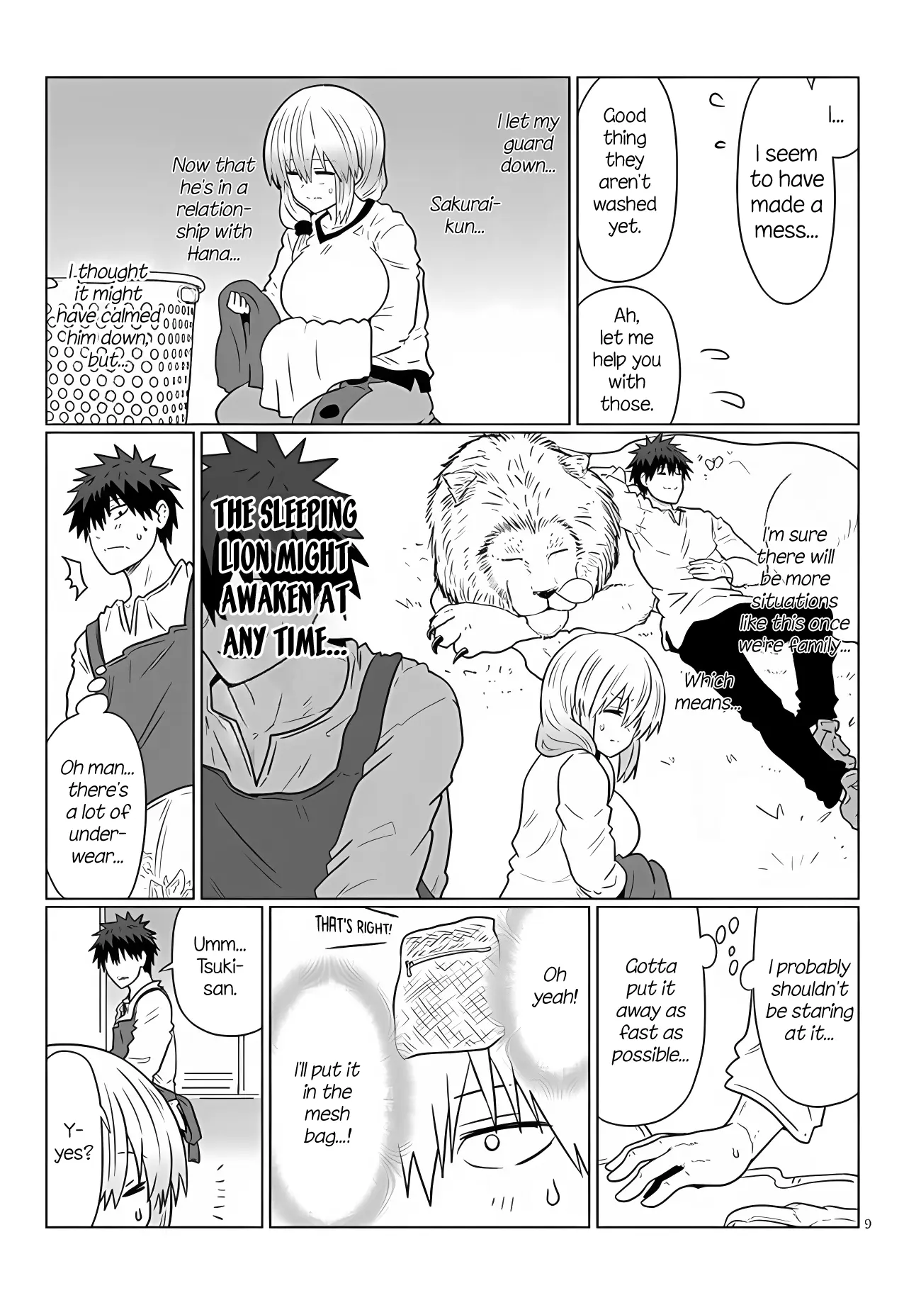 Uzaki-Chan Wa Asobitai! Chapter 111 page 9 - 