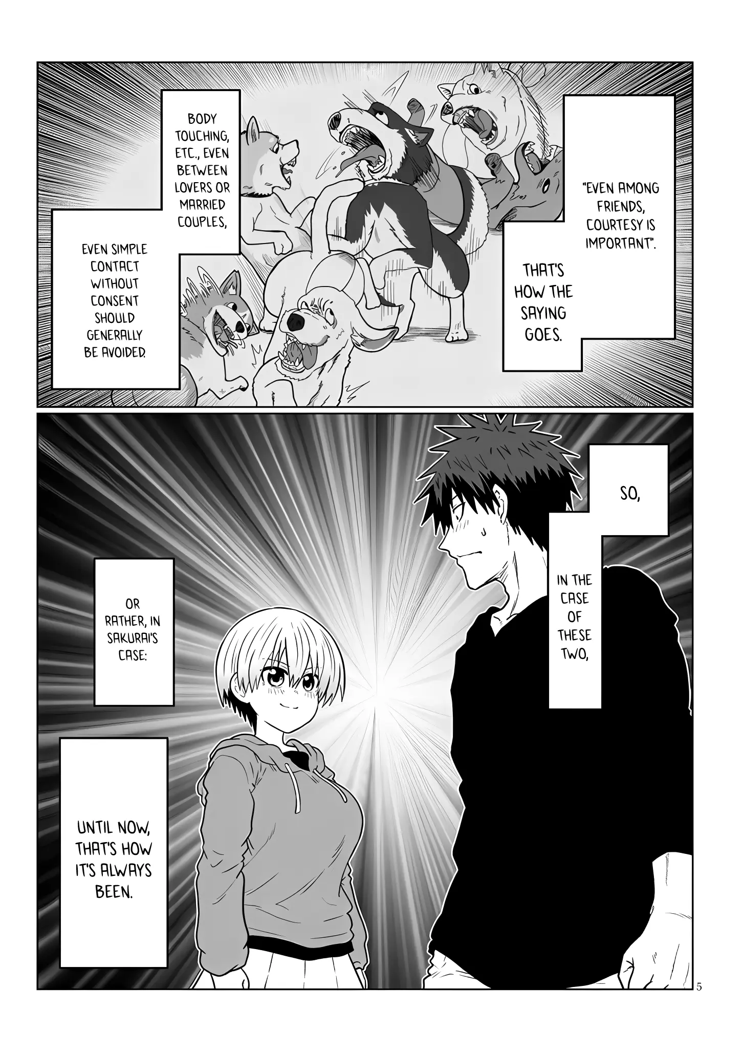 Uzaki-Chan Wa Asobitai! Chapter 114 page 5 - 