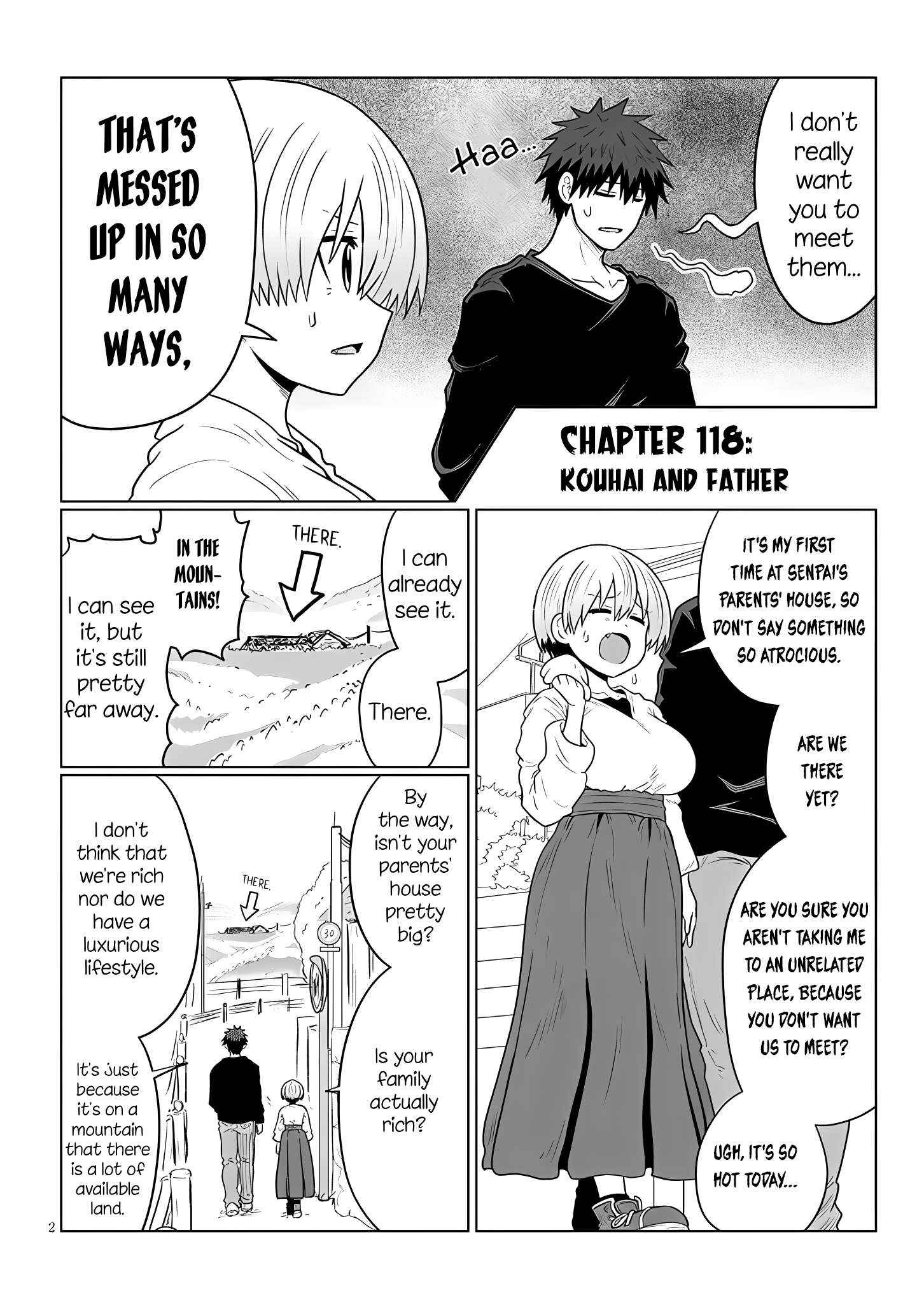 Uzaki-Chan Wa Asobitai! Chapter 118 page 2 - 