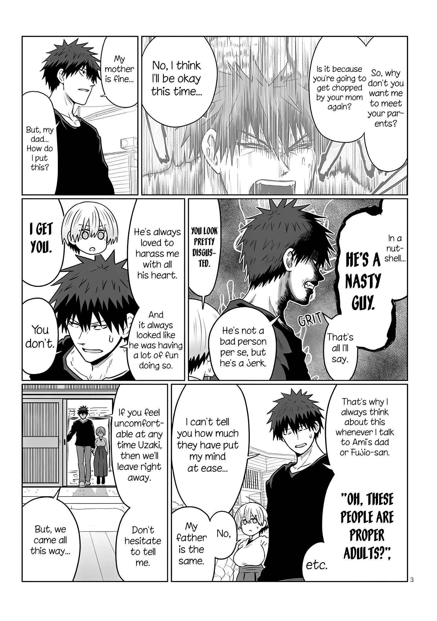 Uzaki-Chan Wa Asobitai! Chapter 118 page 3 - 