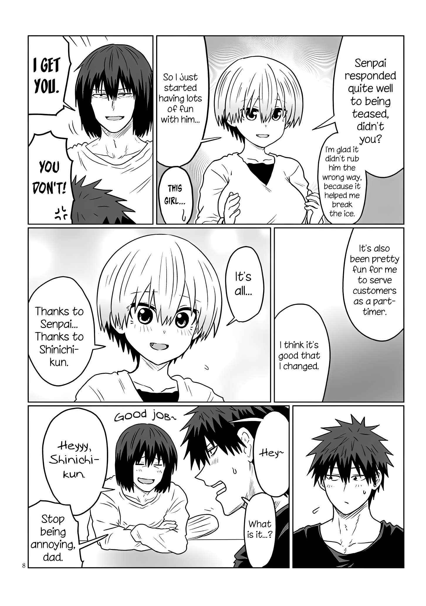 Uzaki-Chan Wa Asobitai! Chapter 118 page 8 - 
