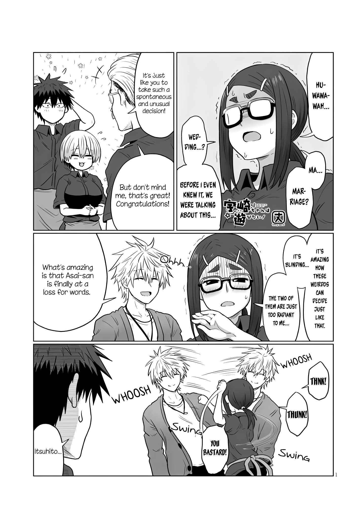 Uzaki-Chan Wa Asobitai! Chapter 121 page 1 - 