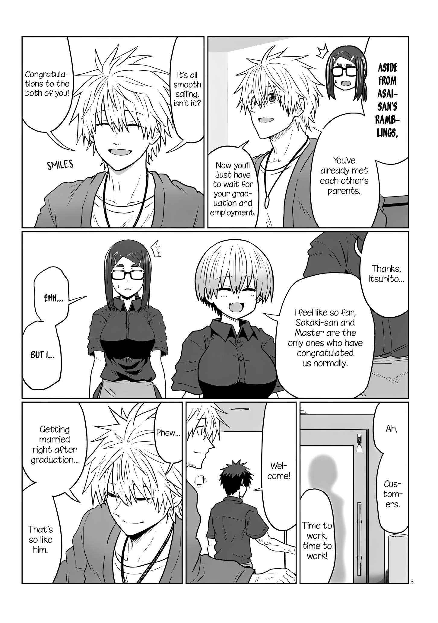 Uzaki-Chan Wa Asobitai! Chapter 121 page 5 - 