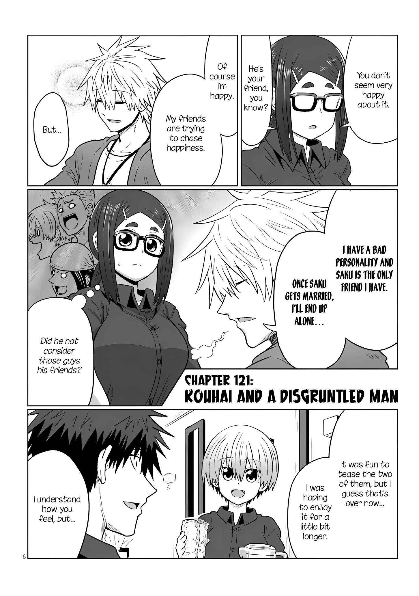 Uzaki-Chan Wa Asobitai! Chapter 121 page 6 - 