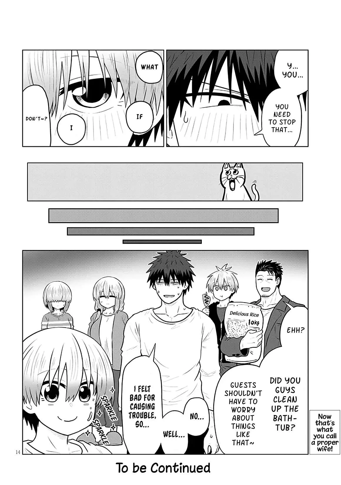 Uzaki-Chan Wa Asobitai! Chapter 136 page 14 - 