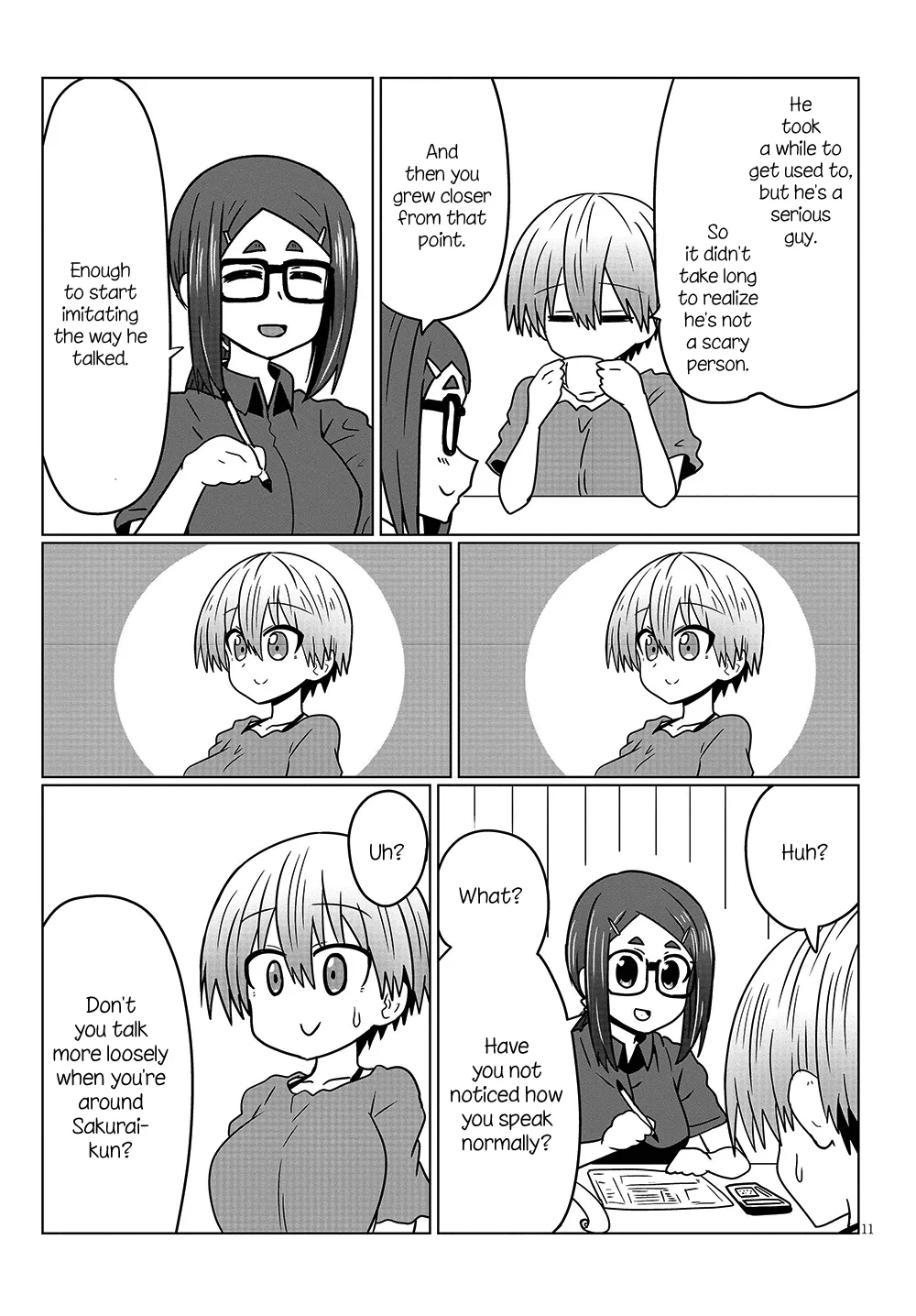 Uzaki-Chan Wa Asobitai! Chapter 30 page 11 - 