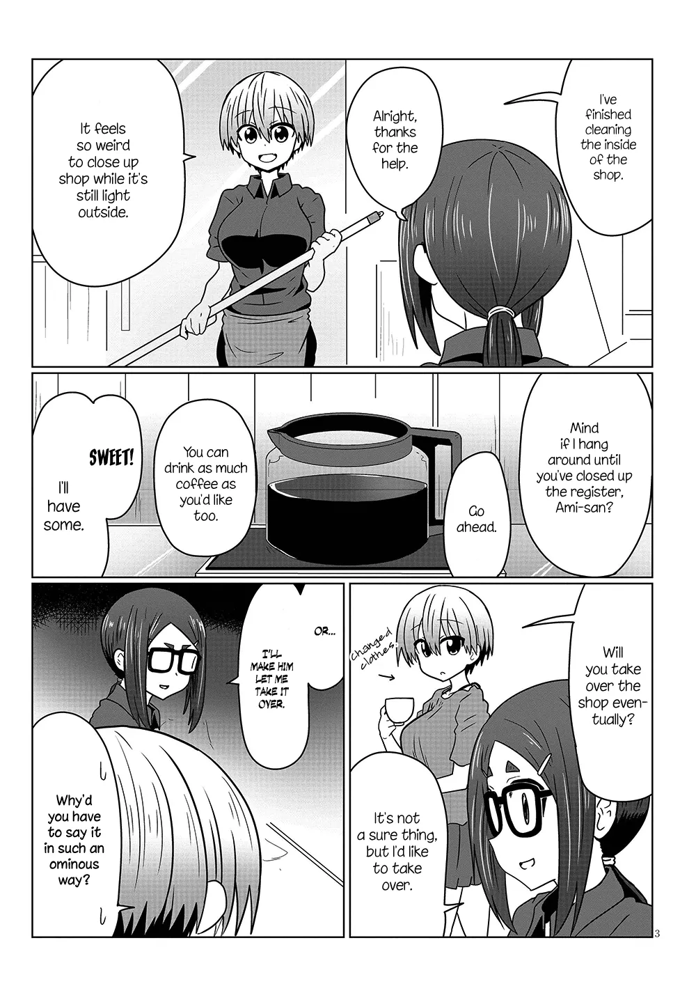 Uzaki-Chan Wa Asobitai! Chapter 30 page 3 - 