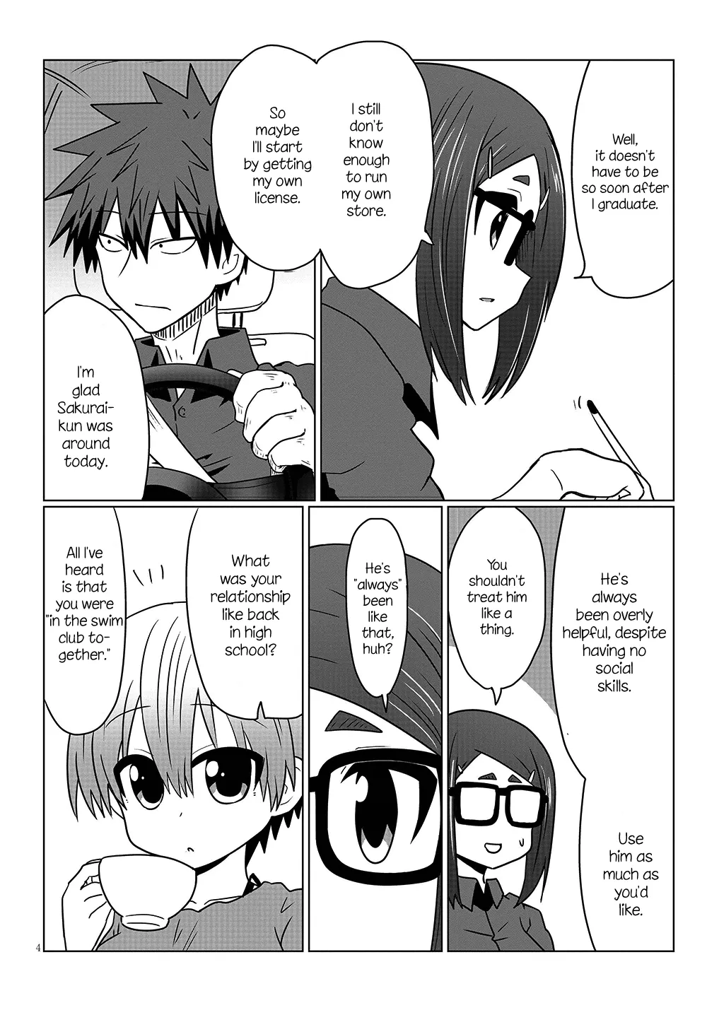 Uzaki-Chan Wa Asobitai! Chapter 30 page 4 - 