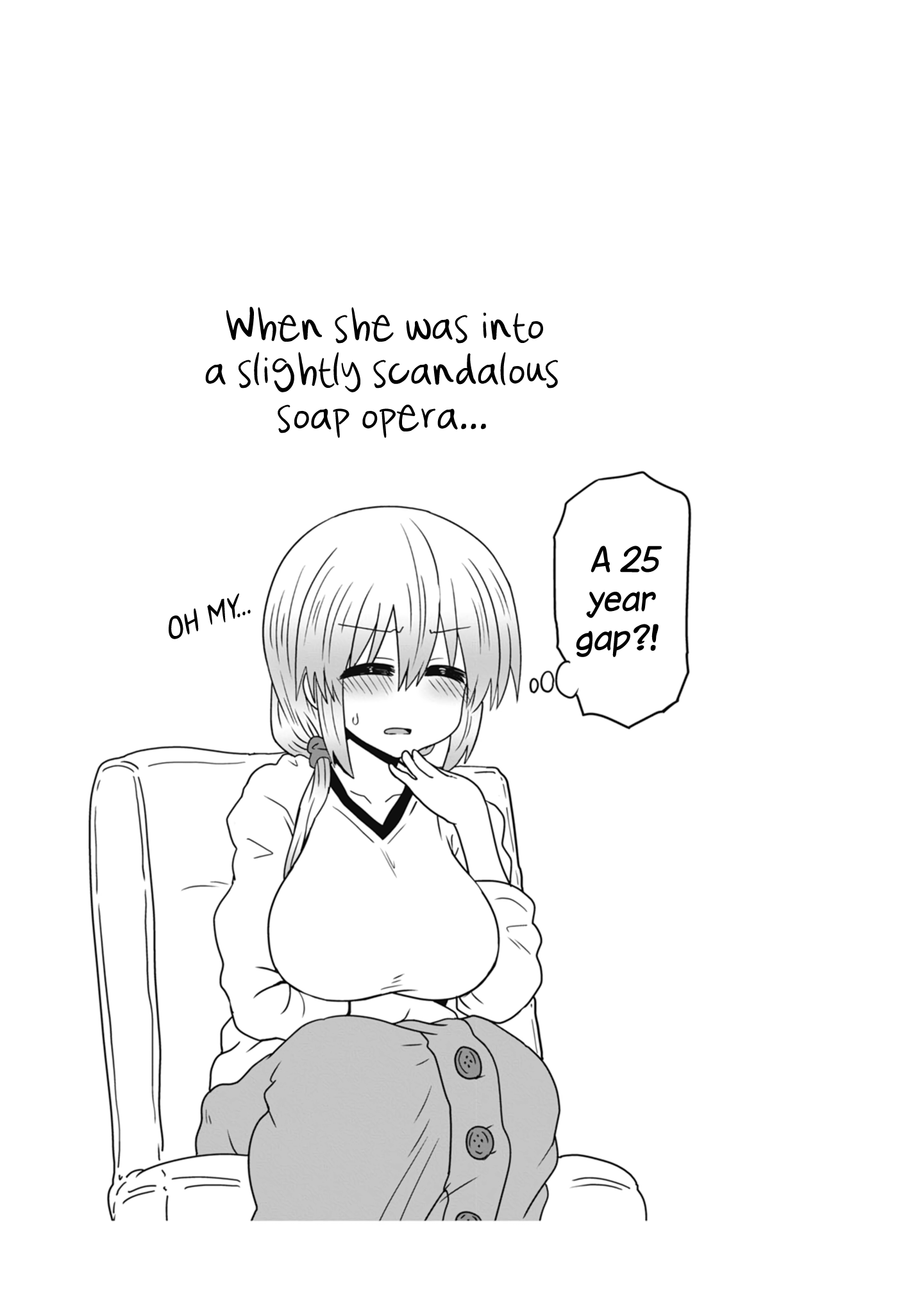 Uzaki-Chan Wa Asobitai! Chapter 33.5 page 1 - 