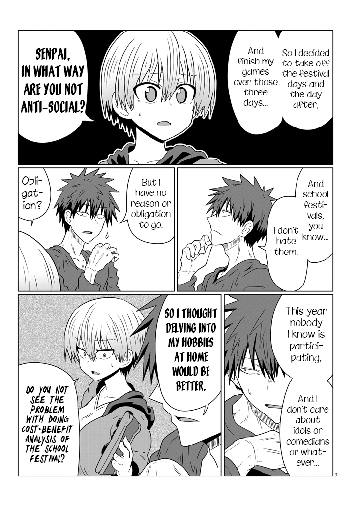 Uzaki-Chan Wa Asobitai! Chapter 40 page 3 - 