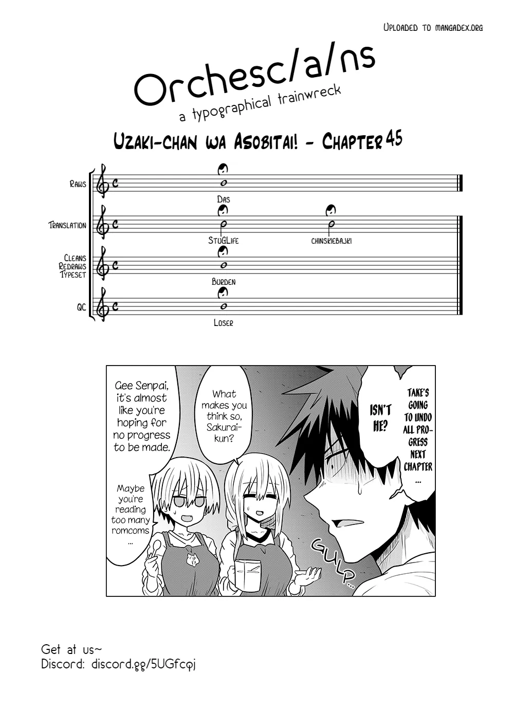Uzaki-Chan Wa Asobitai! Chapter 45 page 15 - 