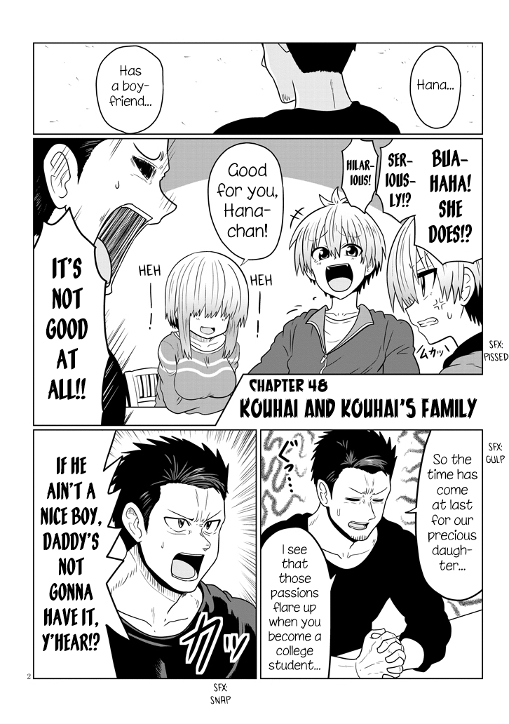 Uzaki-Chan Wa Asobitai! Chapter 48 page 2 - 
