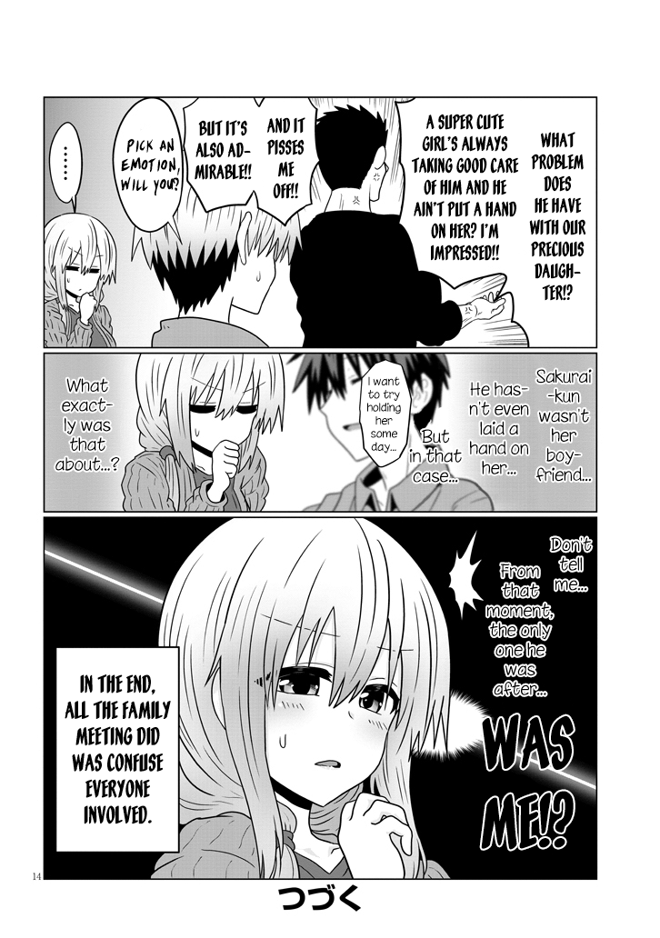 Uzaki-Chan Wa Asobitai! Chapter 48 page 14 - 