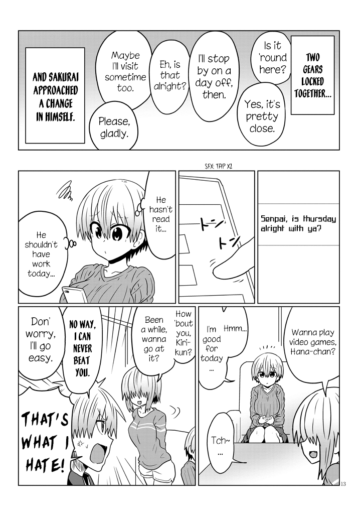 Uzaki-Chan Wa Asobitai! Chapter 49 page 13 - 