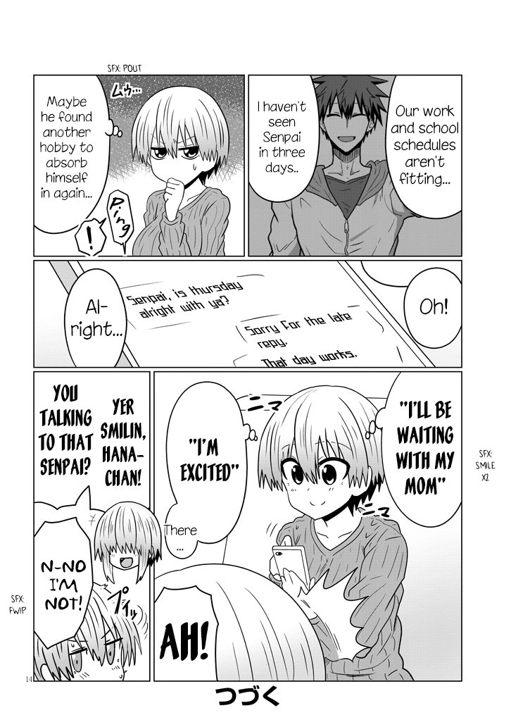 Uzaki-Chan Wa Asobitai! Chapter 49 page 14 - 