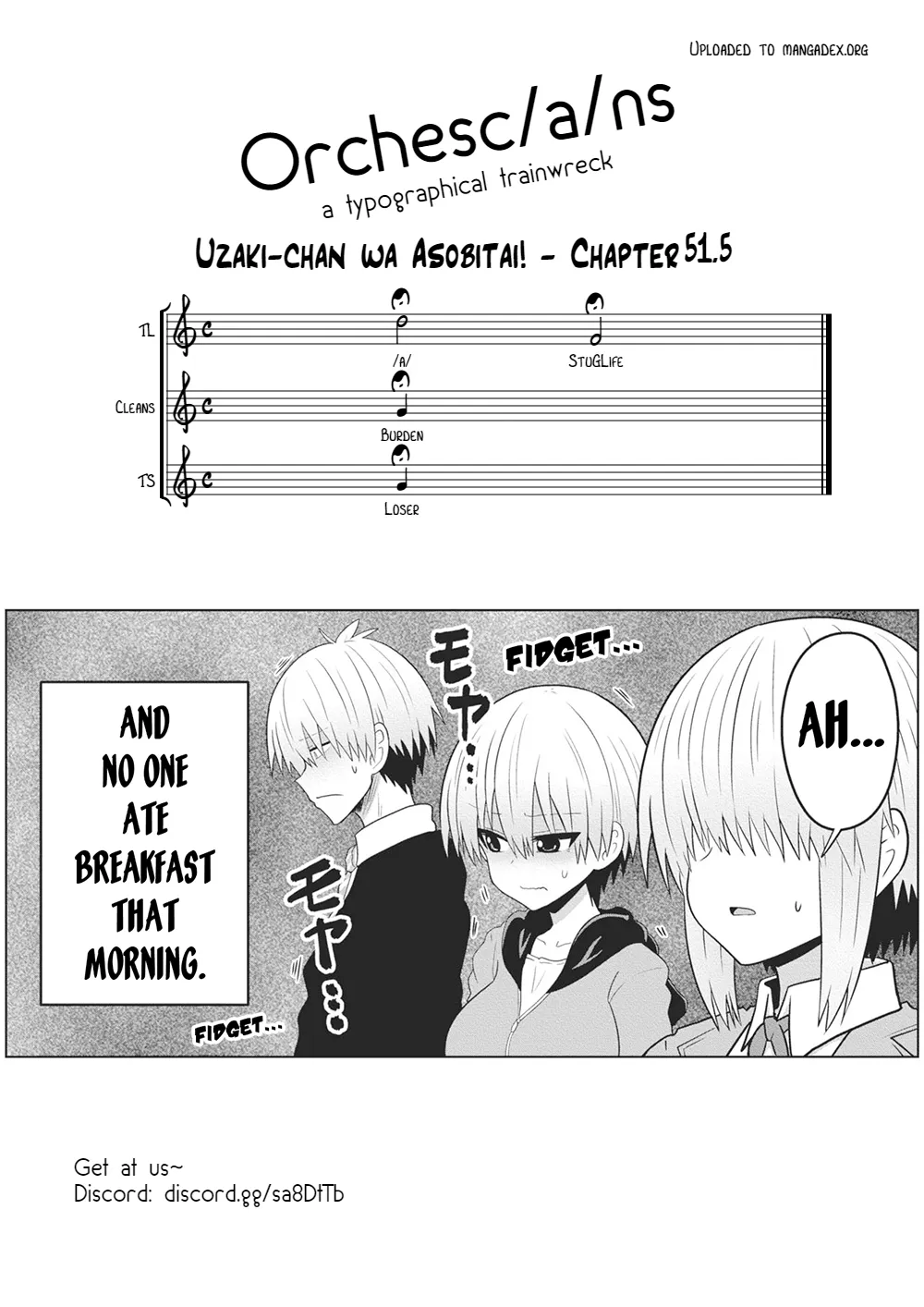 Uzaki-Chan Wa Asobitai! Chapter 51.5 page 37 - 