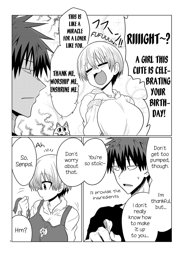 Uzaki-Chan Wa Asobitai! Chapter 51 page 8 - 