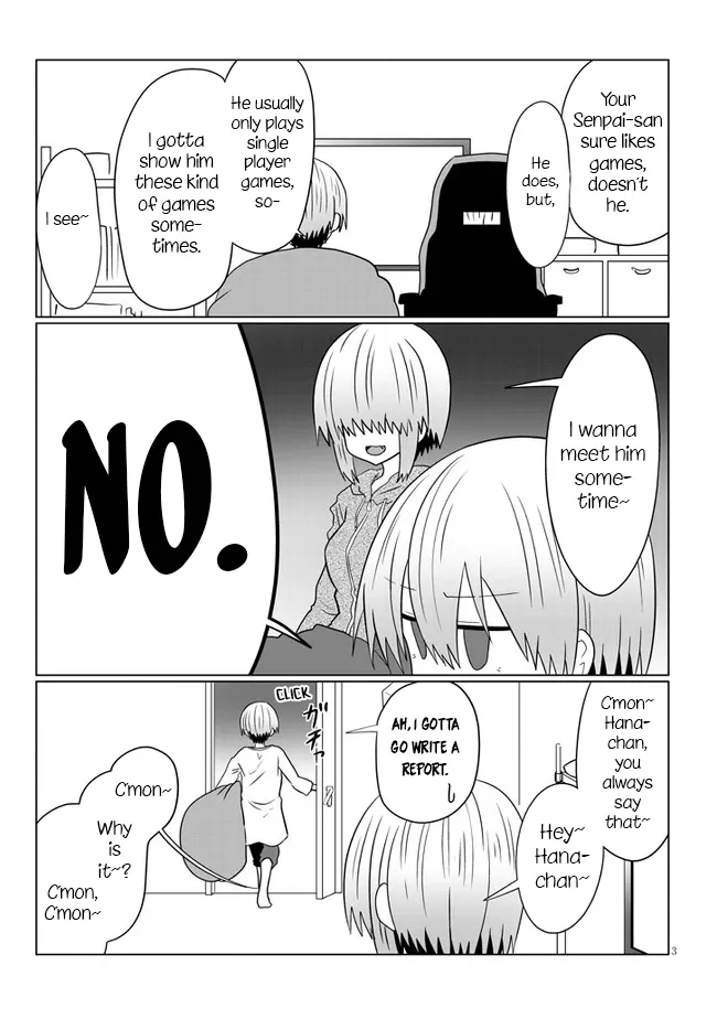Uzaki-Chan Wa Asobitai! Chapter 54 page 3 - 