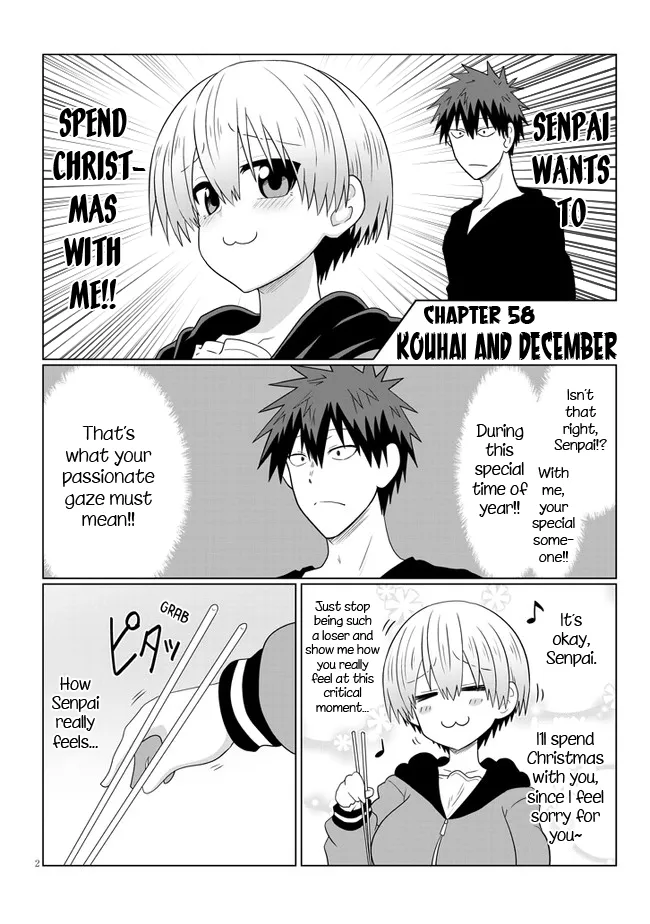 Uzaki-Chan Wa Asobitai! Chapter 58 page 2 - 