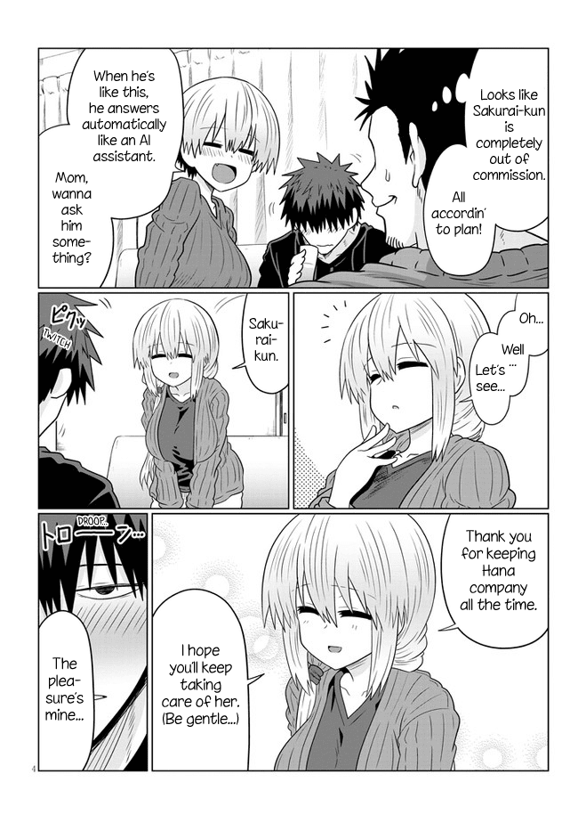 Uzaki-Chan Wa Asobitai! Chapter 66.2 page 4 - 