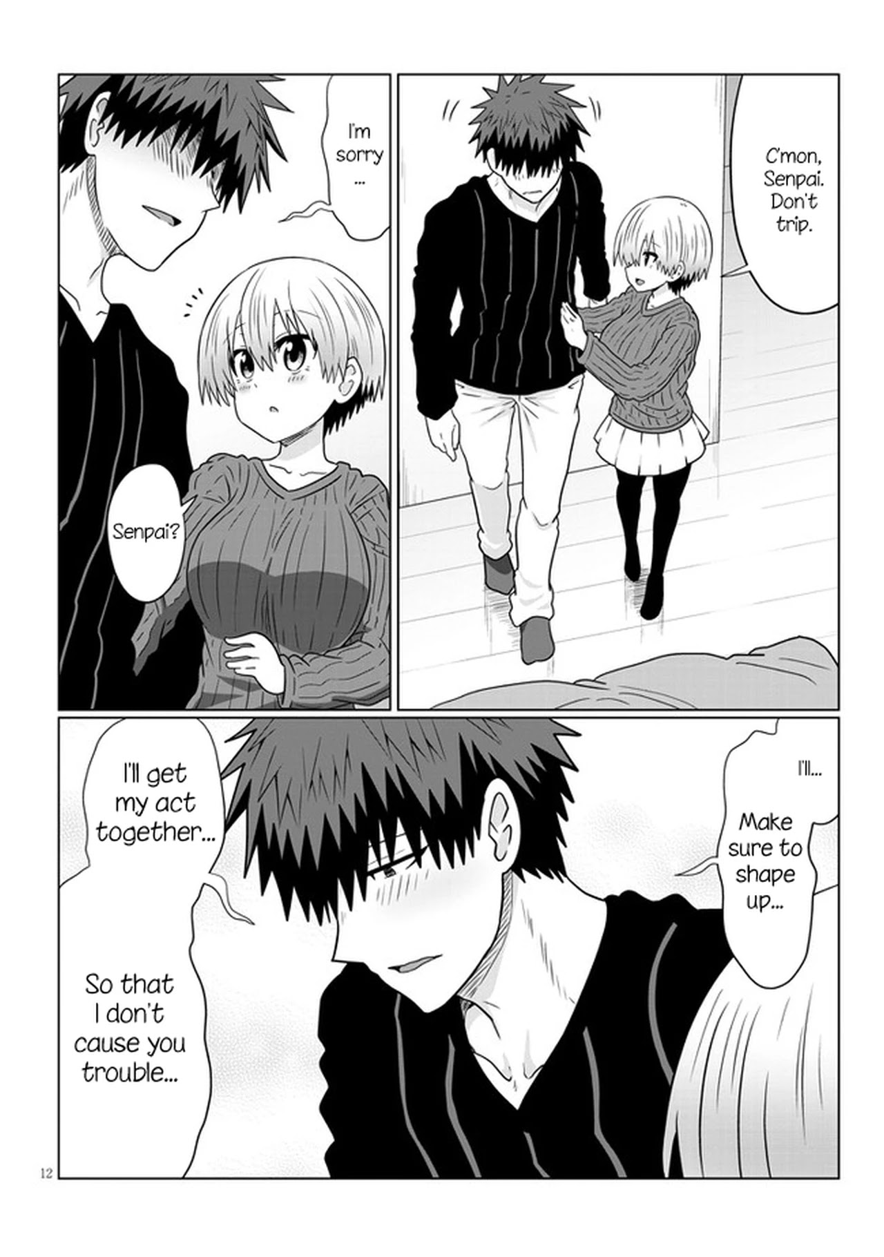 Uzaki-Chan Wa Asobitai! Chapter 67 page 12 - 