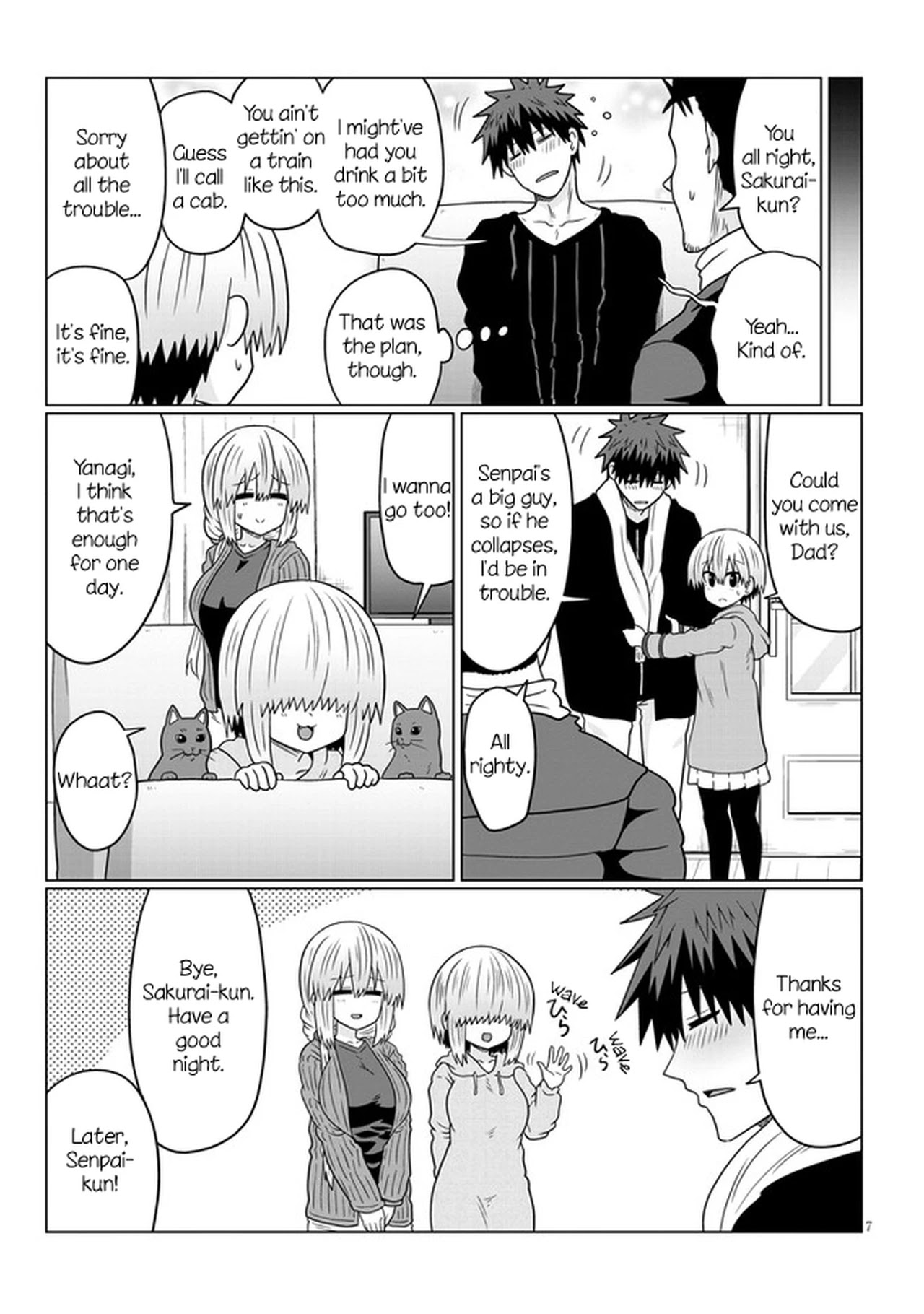 Uzaki-Chan Wa Asobitai! Chapter 67 page 7 - 