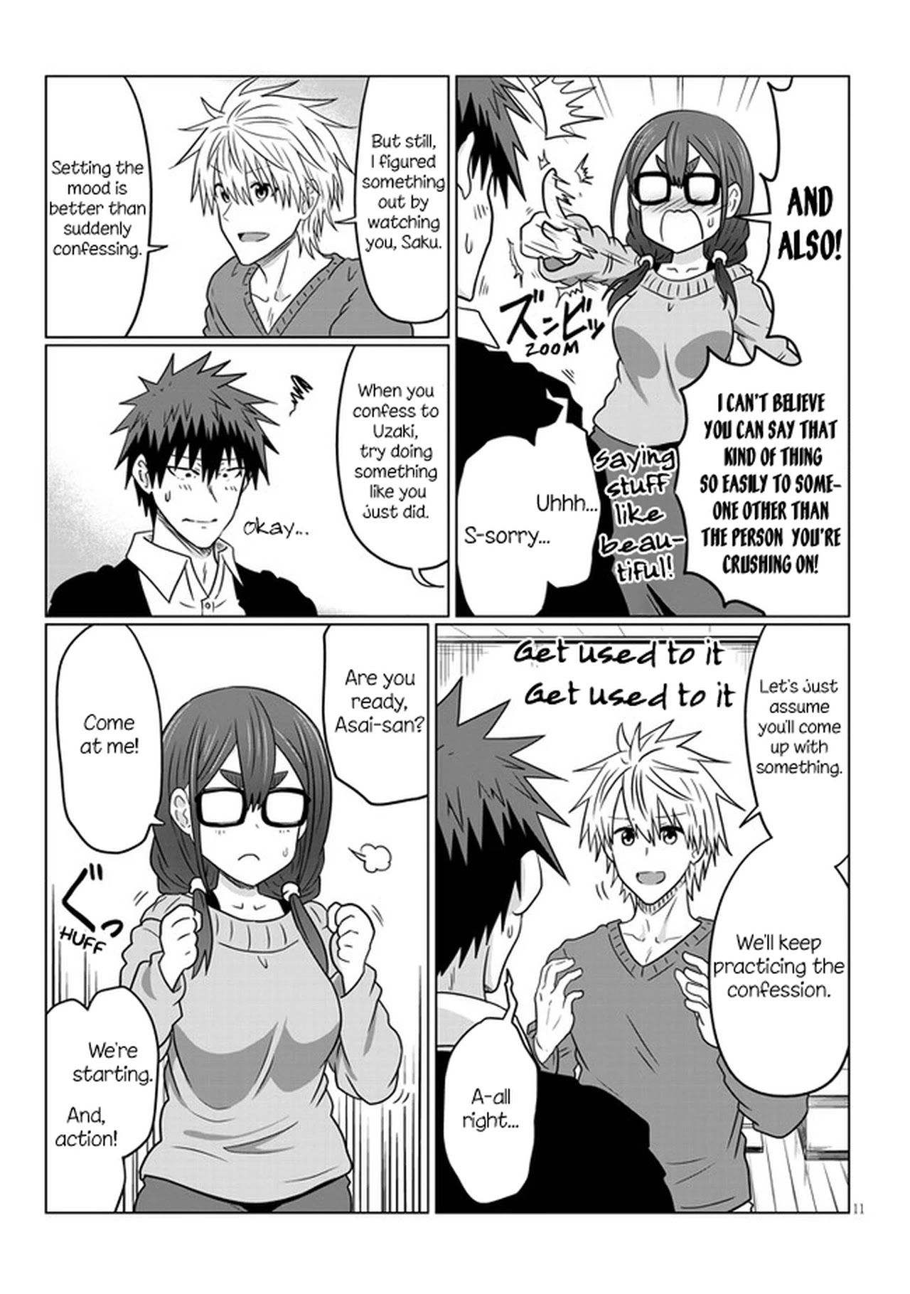 Uzaki-Chan Wa Asobitai! Chapter 70 page 11 - 