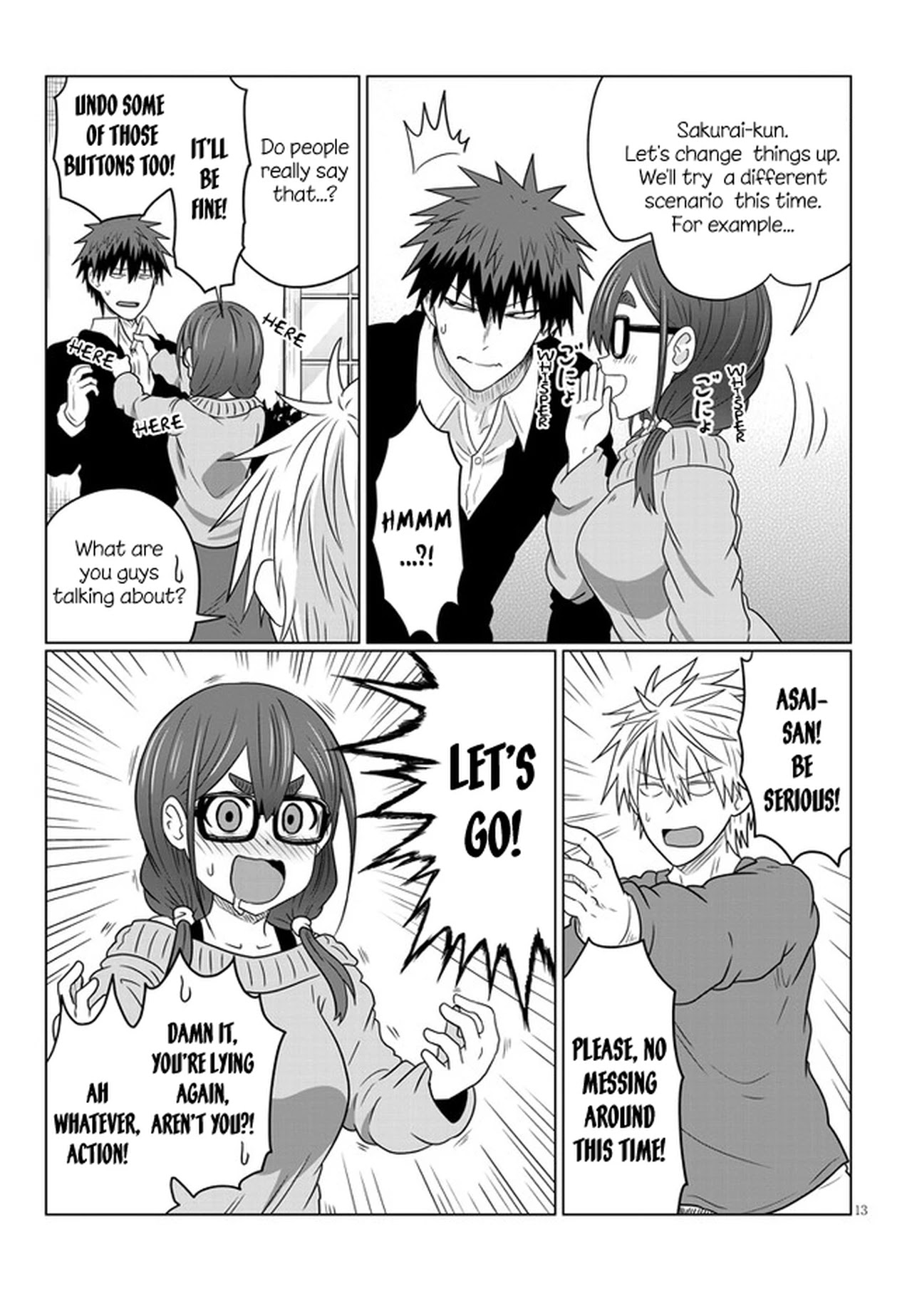 Uzaki-Chan Wa Asobitai! Chapter 70 page 13 - 
