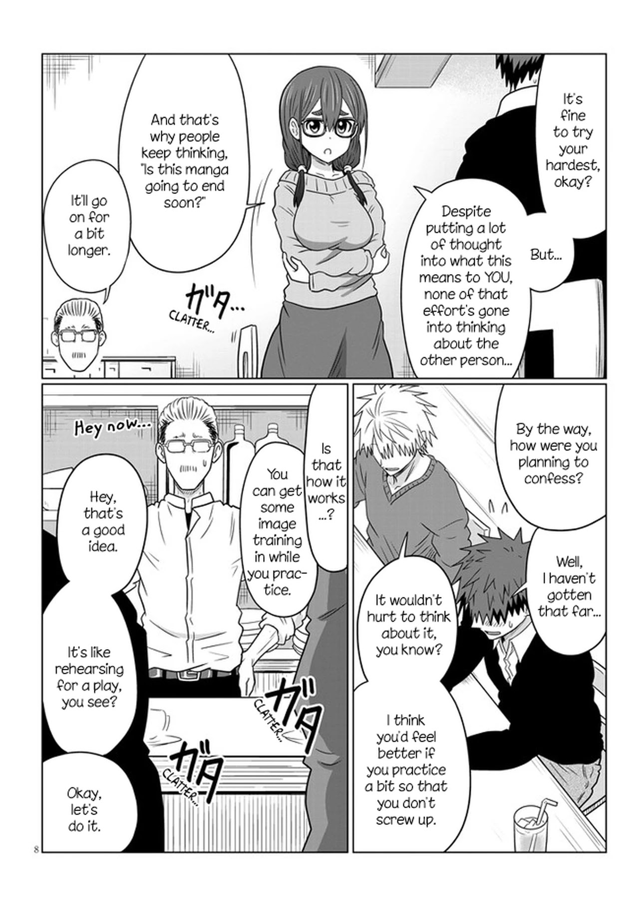 Uzaki-Chan Wa Asobitai! Chapter 70 page 8 - 