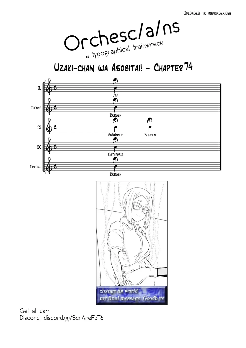 Uzaki-Chan Wa Asobitai! Chapter 74.1 page 10 - 
