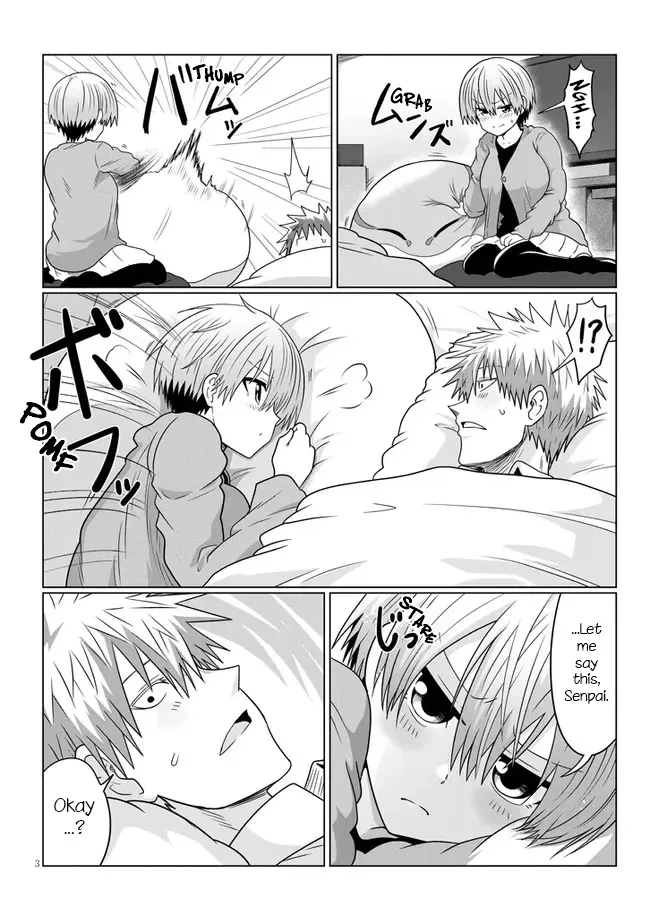 Uzaki-Chan Wa Asobitai! Chapter 74.2 page 3 - 
