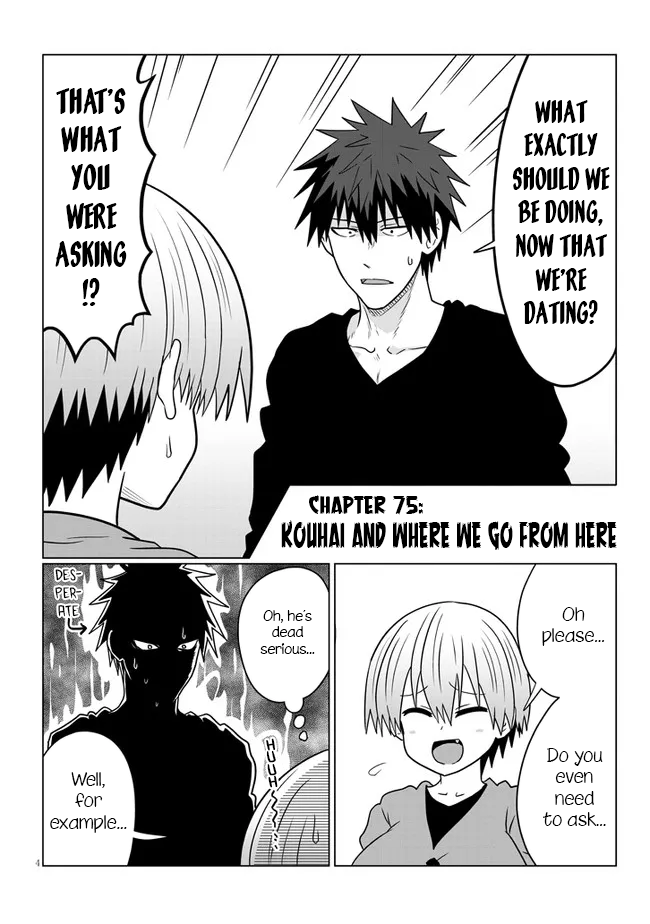 Uzaki-Chan Wa Asobitai! Chapter 75 page 4 - 