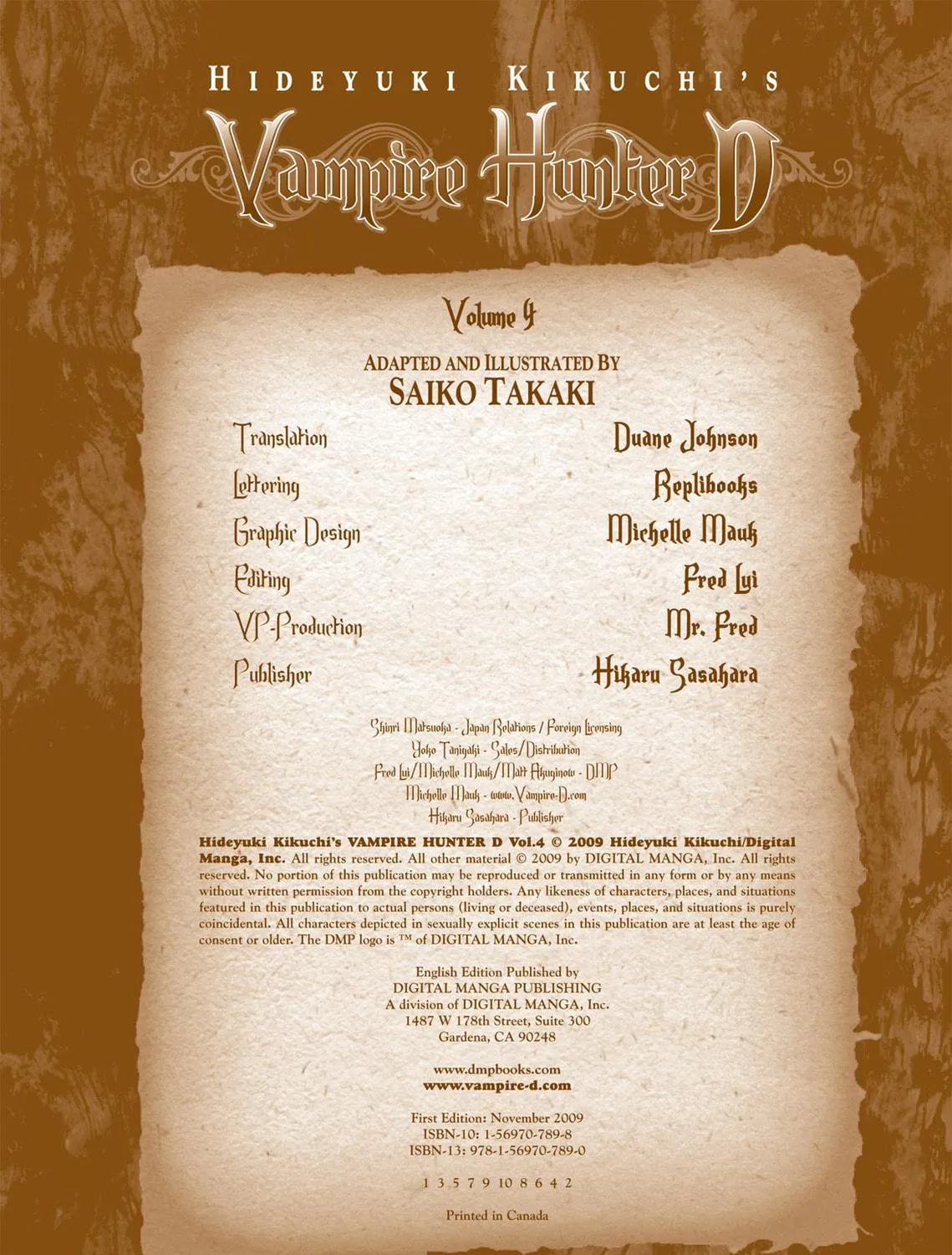 Vampire Hunter D Chapter 15 page 5 - 