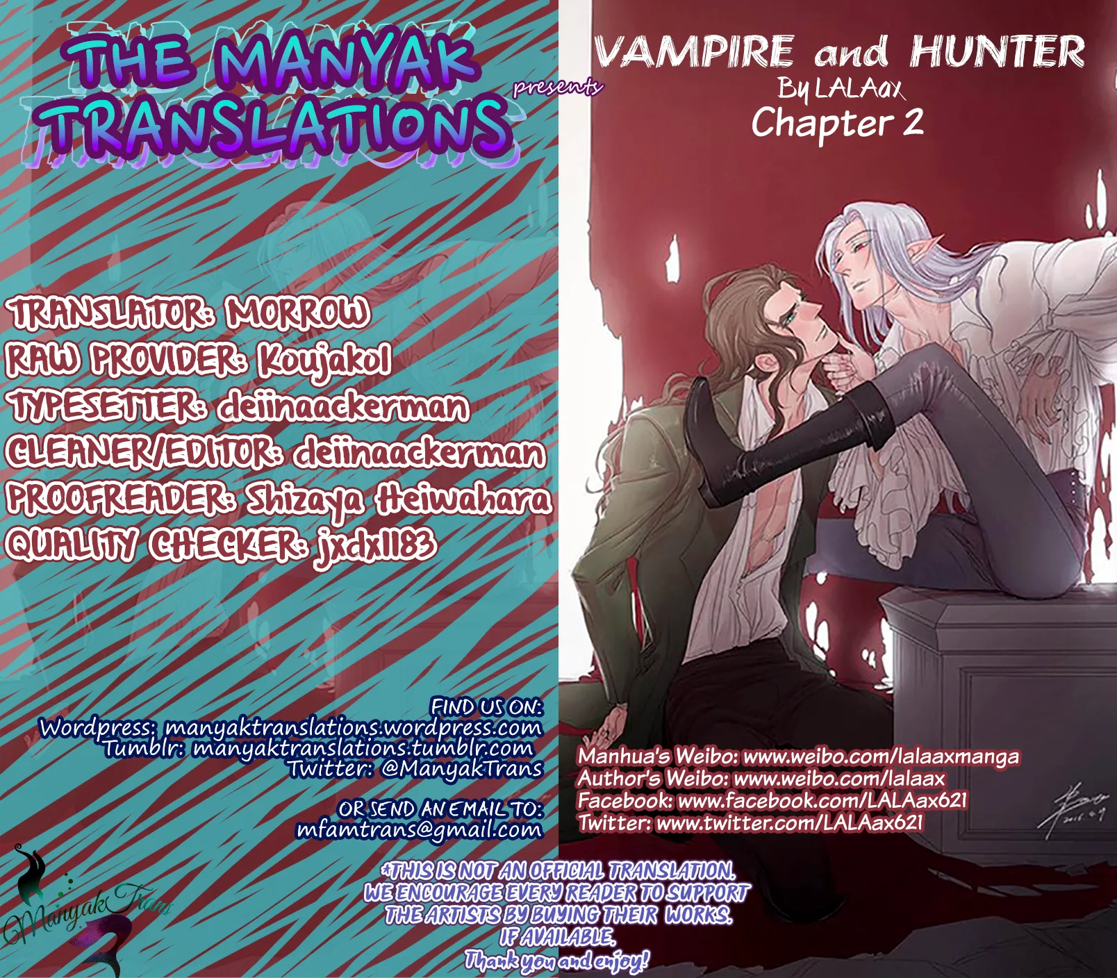 Vampire X Hunter Chapter 2 page 1 - 